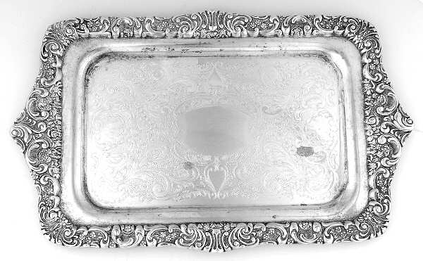 Baroque (Silverplate, Hollowware, Older) 12" Dresser Tray