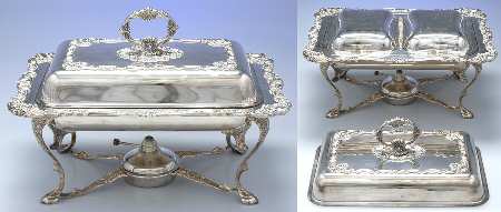 Baroque (Silverplate, Hollowware, Older) 7 Pc Buffet Server