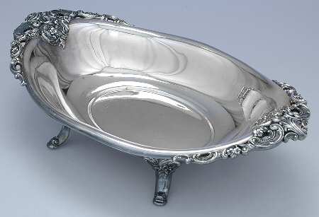 Baroque (Silverplate, Hollowware, Older) Oval Footed Centerpiece