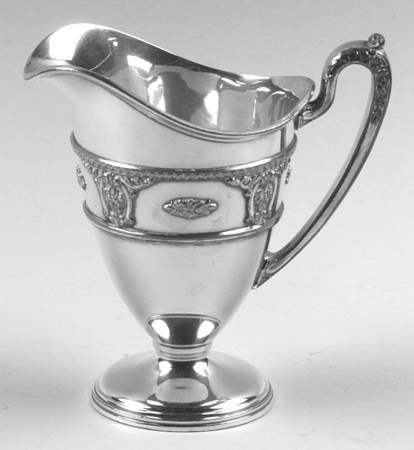 Rose Point (6702, Silverplate, Hollowware) Creamer