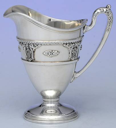Rose Point (6702, Silverplate, Hollowware) Creamer