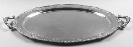Rose Point (6702, Silverplate, Hollowware) 24" Waiter Tray by Wallace Silver