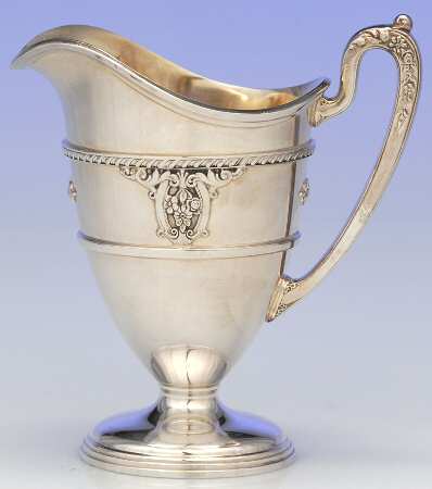 Rose Point (6702, Silverplate, Hollowware) Silverplate Mini Creamer