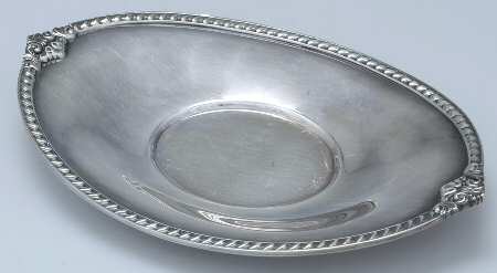 Rose Point (6702, Silverplate, Hollowware) Plated Gravy Underplate