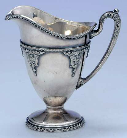 Rose Point (6702, Silverplate, Hollowware) Creamer