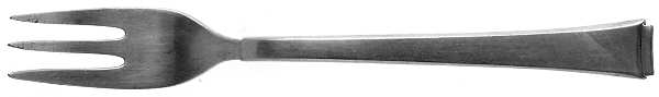 Faceon (Silverplate) Pastry Fork