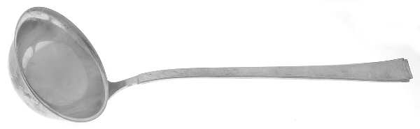 Faceon (Silverplate) Solid Soup Ladle