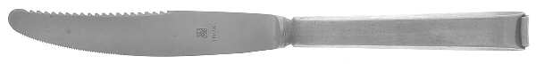 Faceon (Silverplate) Orange Knife with Stainless Blade