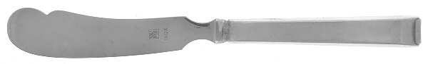 Faceon (Silverplate) Cheese Spreader with Stainless Blade