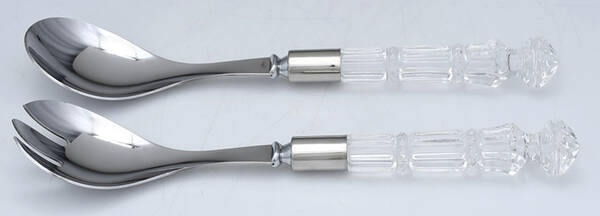 WTO1 (STAINLESS) 2 Pc Salad Set with Stainless Bowl