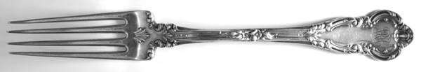 Lombardy (Sterling) Monogram Fork