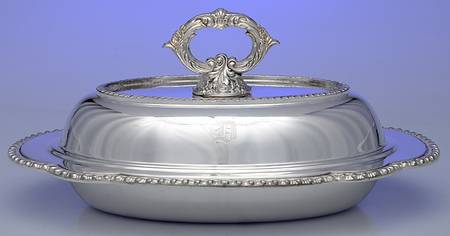 Castledon (Silverplate Hollowware) 12" Oval Double Vegetable