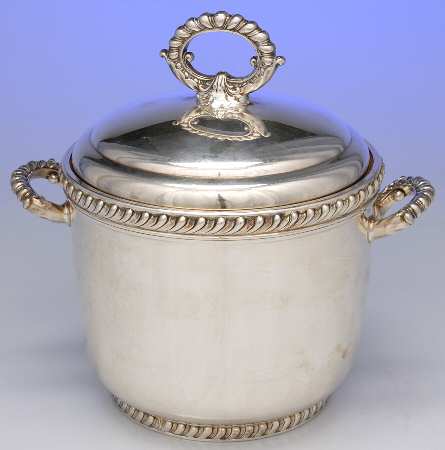 Castledon (Silverplate Hollowware) Ice Bucket & Lid