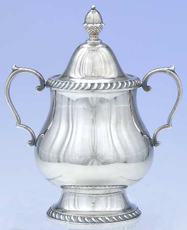 Castledon (Silverplate Hollowware) Sugar Bowl & Lid