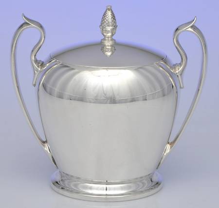 Late Colonial (Sterling Hollowware) Sugar Bowl & Lid