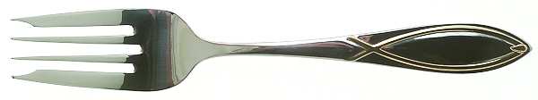 Gold Vista (Stainless, Gold Acct) Individual Salad Fork