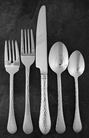 Colonial Hammered (Stainless) 5 Piece Place Setting
