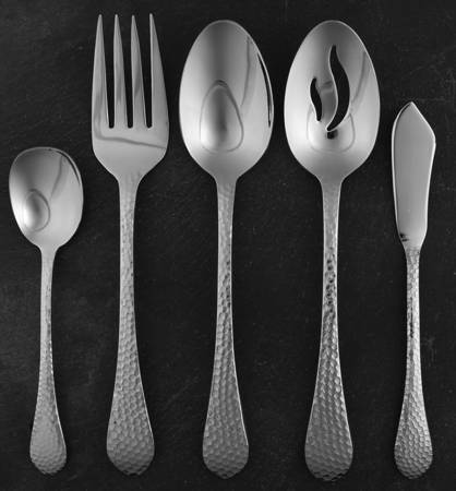 Colonial Hammered (Stainless) 5 Piece Hostess Set
