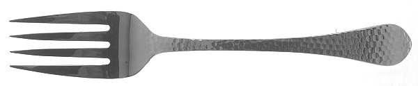 Colonial Hammered (Stainless) Medium Solid Cold Meat Serving Fork