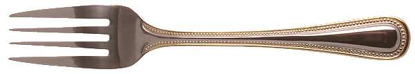 Gold Royal Bead (Stainless) Individual Salad Fork