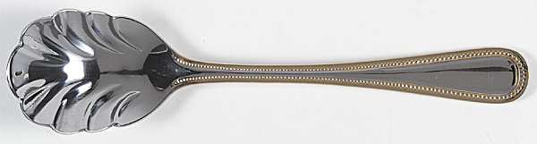 Gold Royal Bead (Stainless) Sugar Shell Spoon