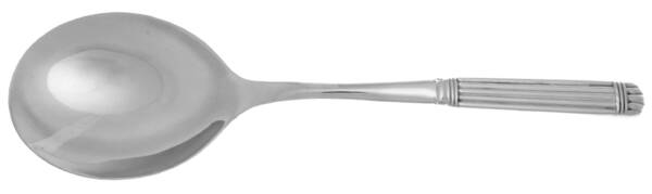 Chardonnay (Stainless) Casserole Spoon with Smooth Stainless Bowl HC