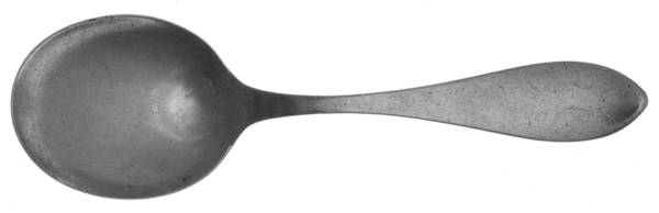 WED13 (STERLING) Straight Handle Baby Spoon