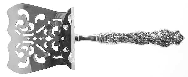 Irian (Sterling) Hollow Asparagus Server with Silverplate Hood