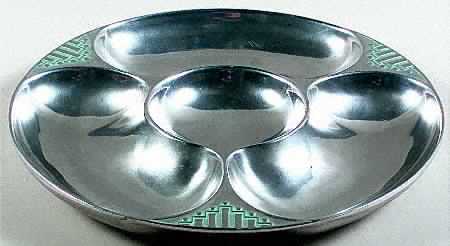 Zia (Armetale, Hollowware) 1 Piece Chip and Dip Set