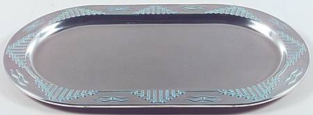 Zia (Armetale, Hollowware) 18" Oval Serving Platter