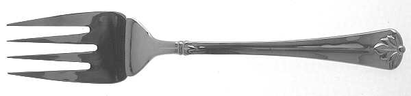Interlude (Stainless) Medium Solid Cold Meat Serving Fork