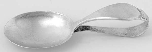 WSC16 (Sterling) Curved Handle Baby Spoon