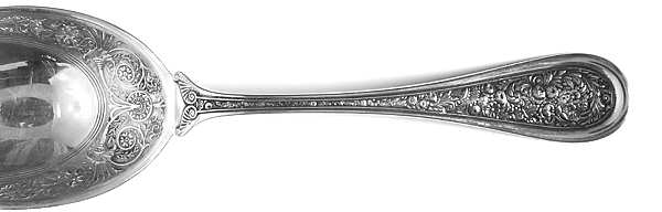 WDS4 (Sterling) Large Solid Berry/Casserole Spoon