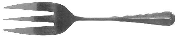 WLF3 Small Solid Cold Meat Serving Fork