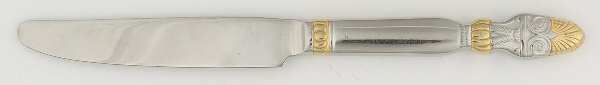Arabesque Gold (Stainless, Gold Accent) New French Hollow Knife