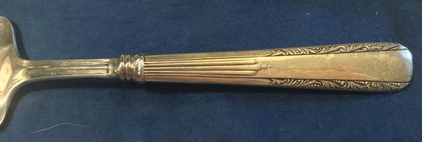 WSC18 (Sterling) Salad Serving Spoon with Plated Bowl