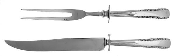 WSC18 (Sterling) Small Stainless Blade 2-Piece Steak Carving Set