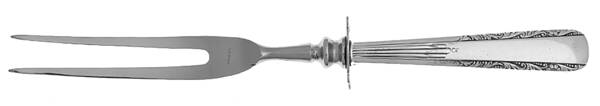 WSC18 (Sterling) Small Steak Carving Fork with Stainless Prongs