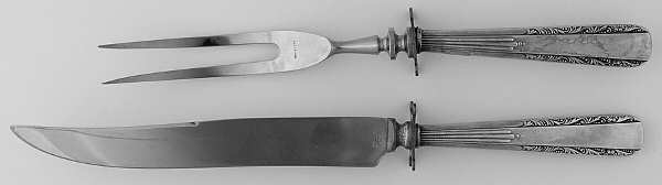 WSC18 (Sterling) Small 2-Piece Steak Carving Set w/Stainless Blade
