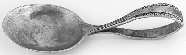 WSC18 (Sterling) Curved Handle Baby Spoon