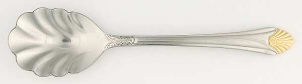 Gold Chadwick (Stainless, Gold Acct) Sugar Shell Spoon