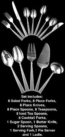 Celtic Braid-Matte 63 Piece Set