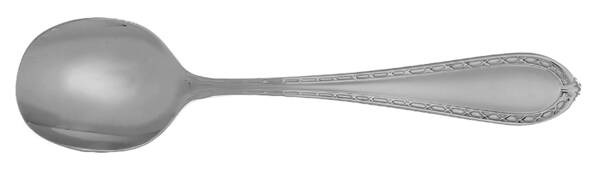 Powerscourt-Matte Round Bowl Soup Spoon (Cream Soup) HC