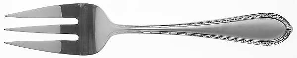 Powerscourt-Matte Large Solid Cold Meat Serving Fork