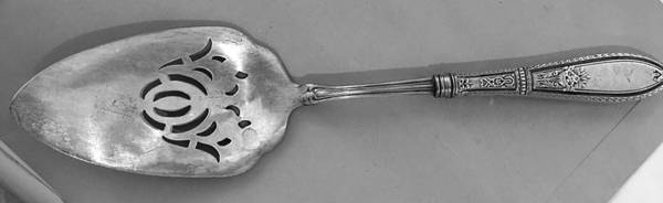 WSC19 (Sterling) Pie Server with Silverplate Blade