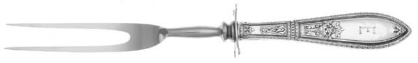 WSC19 (Sterling) Small Steak Carving Fork with Stainless Prongs