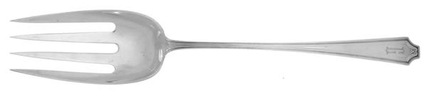 King Albert (Sterling, 1919) Oversize Solid Salad Servng Fork