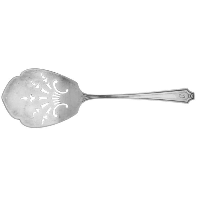 King Albert (Sterling, 1919, Monograms) Large Cucumber Server