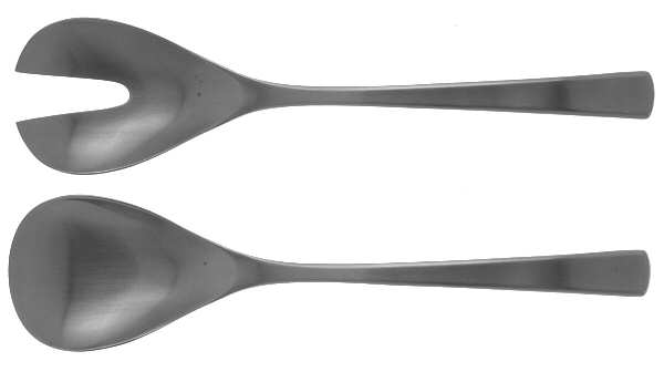 Domus-Brasilia (Stainless) (2 Pc) Solid Salad Set