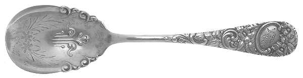 WND7 (Sterling) Bright Cut Bowl Sugar Spoon